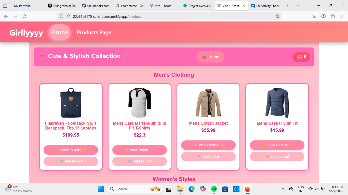 Ecommerce App